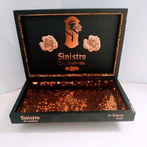 Suenos de Saundra Upcycled, EXTREMELY RARE, Sinistro Cigar Box, Accent